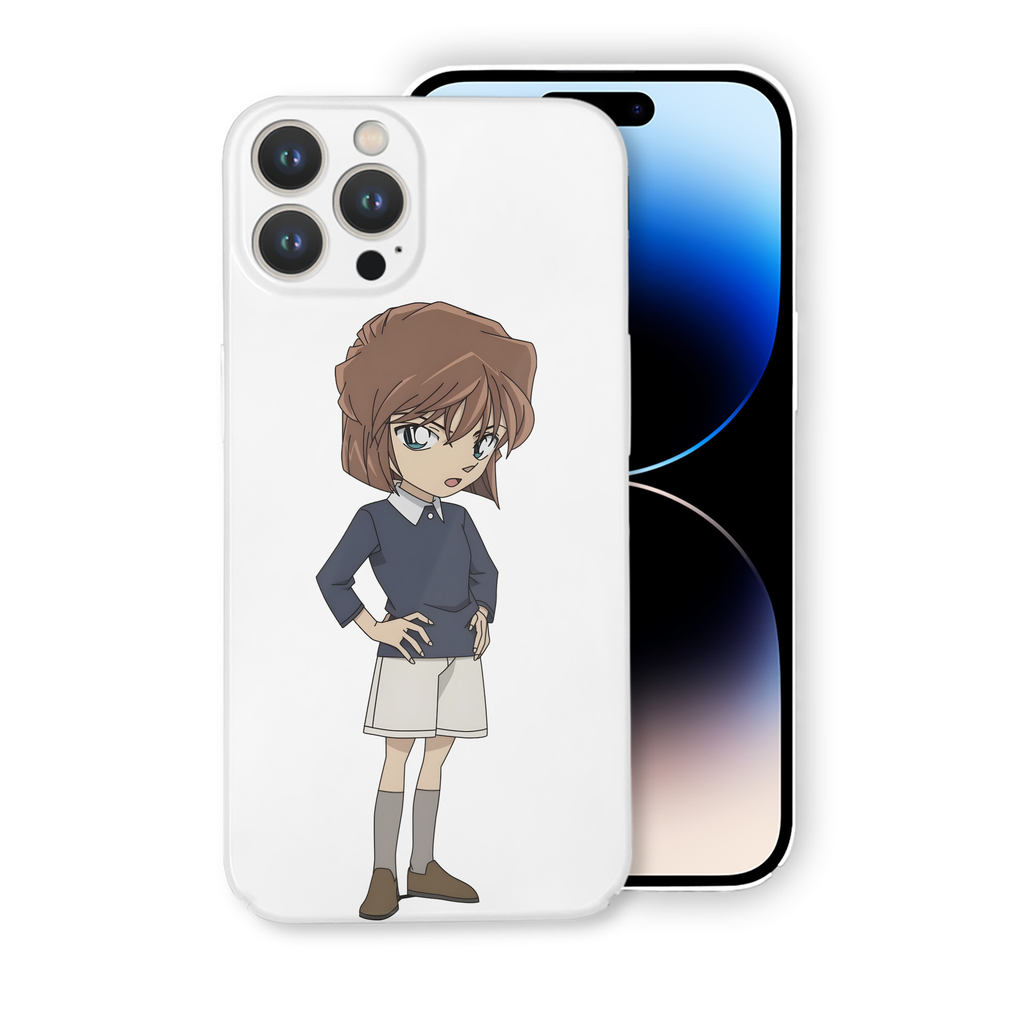 （画像用） 名探偵コナン 灰原 哀 はいばら あい Detective Conan Anita Hailey、Vi Graythorn Haibara Ai 【iPhone 14シリーズ対応】ハードケース